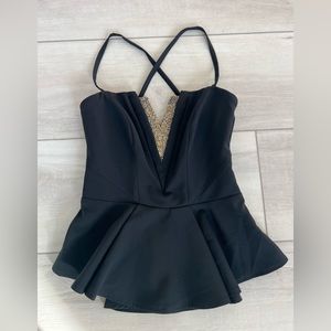 Lipsy Peplum Top